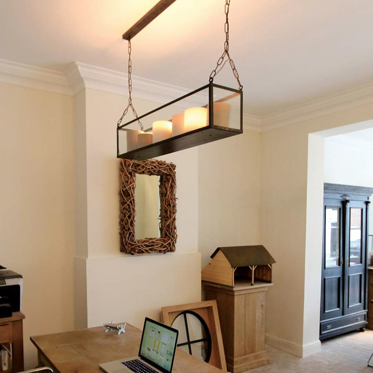 BELLEFO Kerzen-Hängeleuchter aus Messing - Casa Lumi