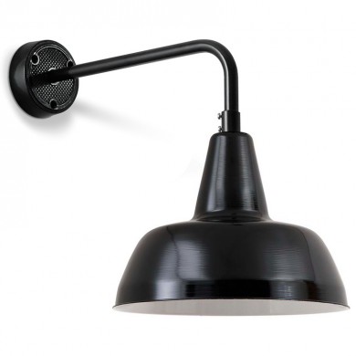 BIETIGHEIM Klassische Wandleuchte im Industriedesign von Bolich, Bild 1: Die Bolich-Wandleuchte im klassichen Industriedesign (hier Ø 400 mm, mit 30 cm Wandarm)