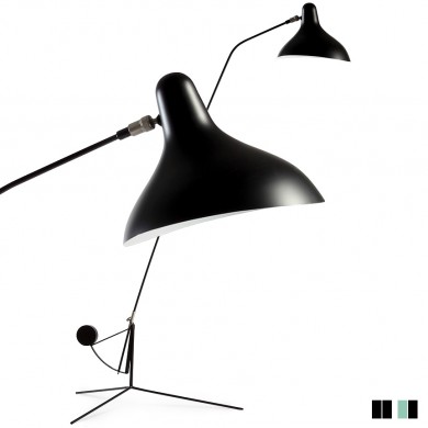 MANTIS Stehleuchte im Mid-Century Design der 50er Jahre von DCW éditions Leuchten, Bild 1: Bernard Schottlanders Skulptur aus Balance und Eleganz: MANTIS Floor lamp