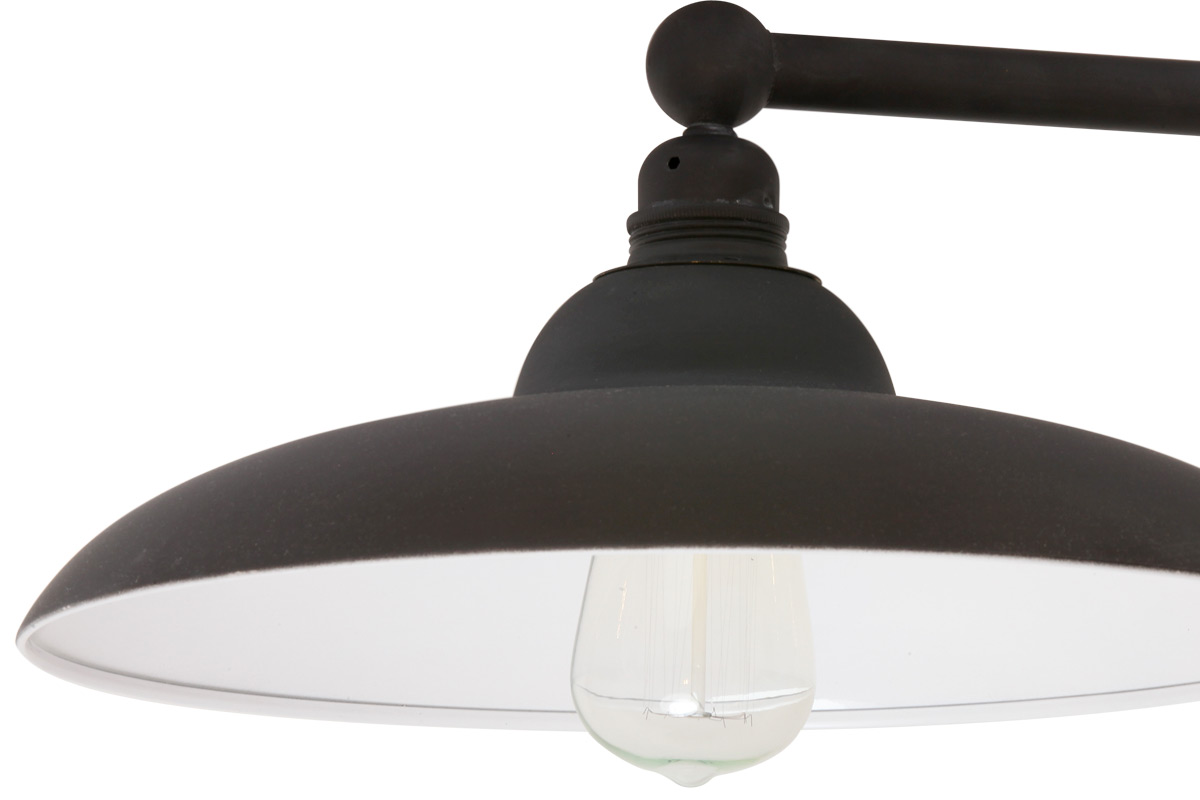 Stabpendel Balkenlampe Fur Esstische Mit Zwei Schirmen Casa Lumi