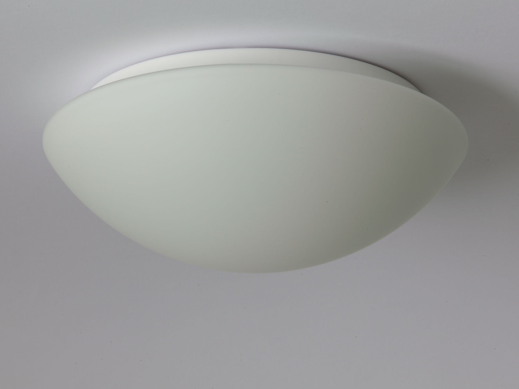 Schlichte Deckenleuchte mit Opalglas-Schirm AURORA, Ø 20–60 cm - Casa Lumi