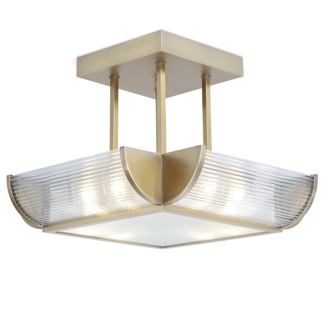 Representative Art Deco Ceiling Lamp In French Style 62 Cm