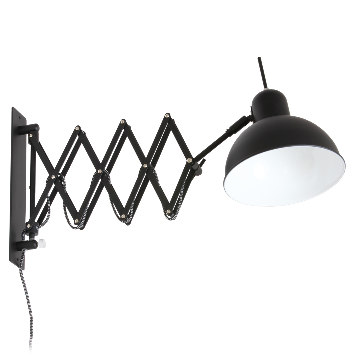 Reif Scheren Lampe Bauhaus Industrie Design Orig DDR Lampenschirm für ehem Neu 