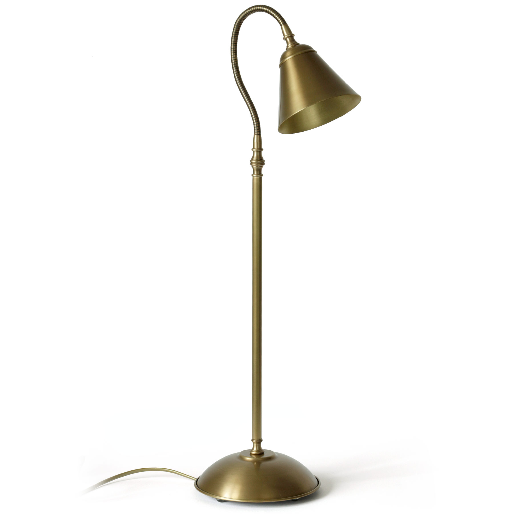 High Quality Brass Table Lamp With Flex, Flexible Arm Table Lamp