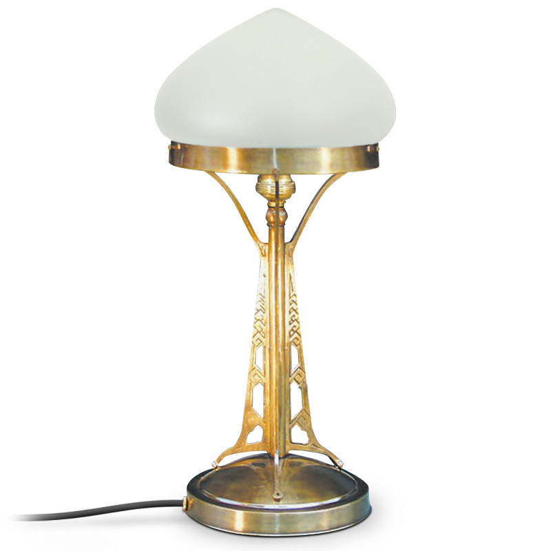 Tischlampe Leuchte Jugendstil Frauenfigur Lampe Tischleuchte Nachttischlampe neu 