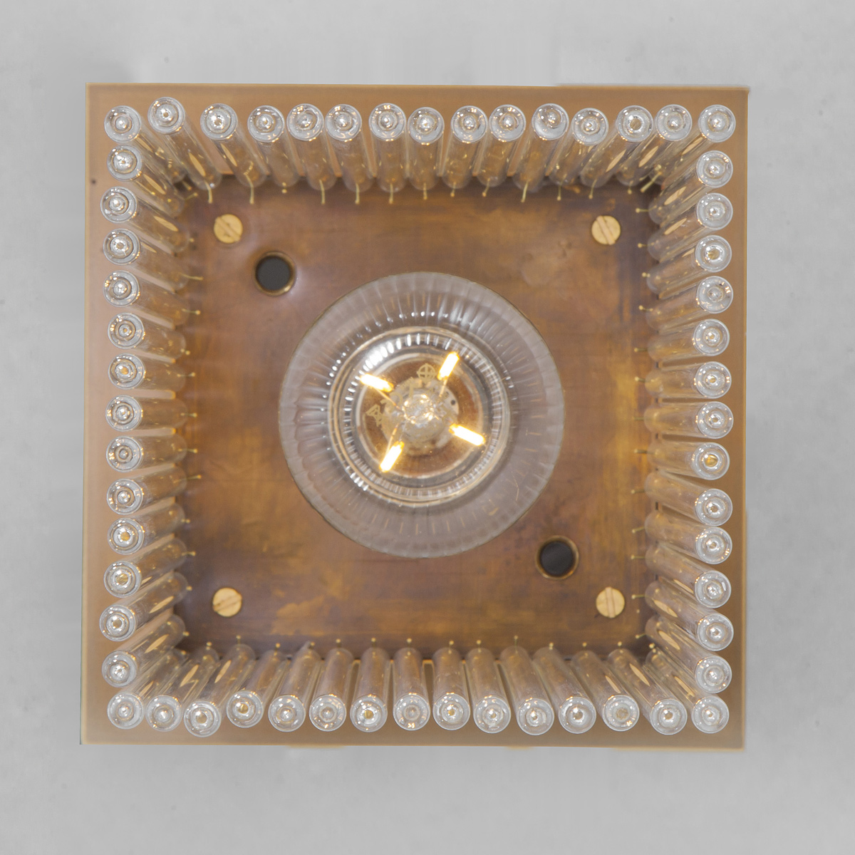 Kleine Kristallstäbchen-Deckenleuchte MONAC 15 cm - Casa Lumi