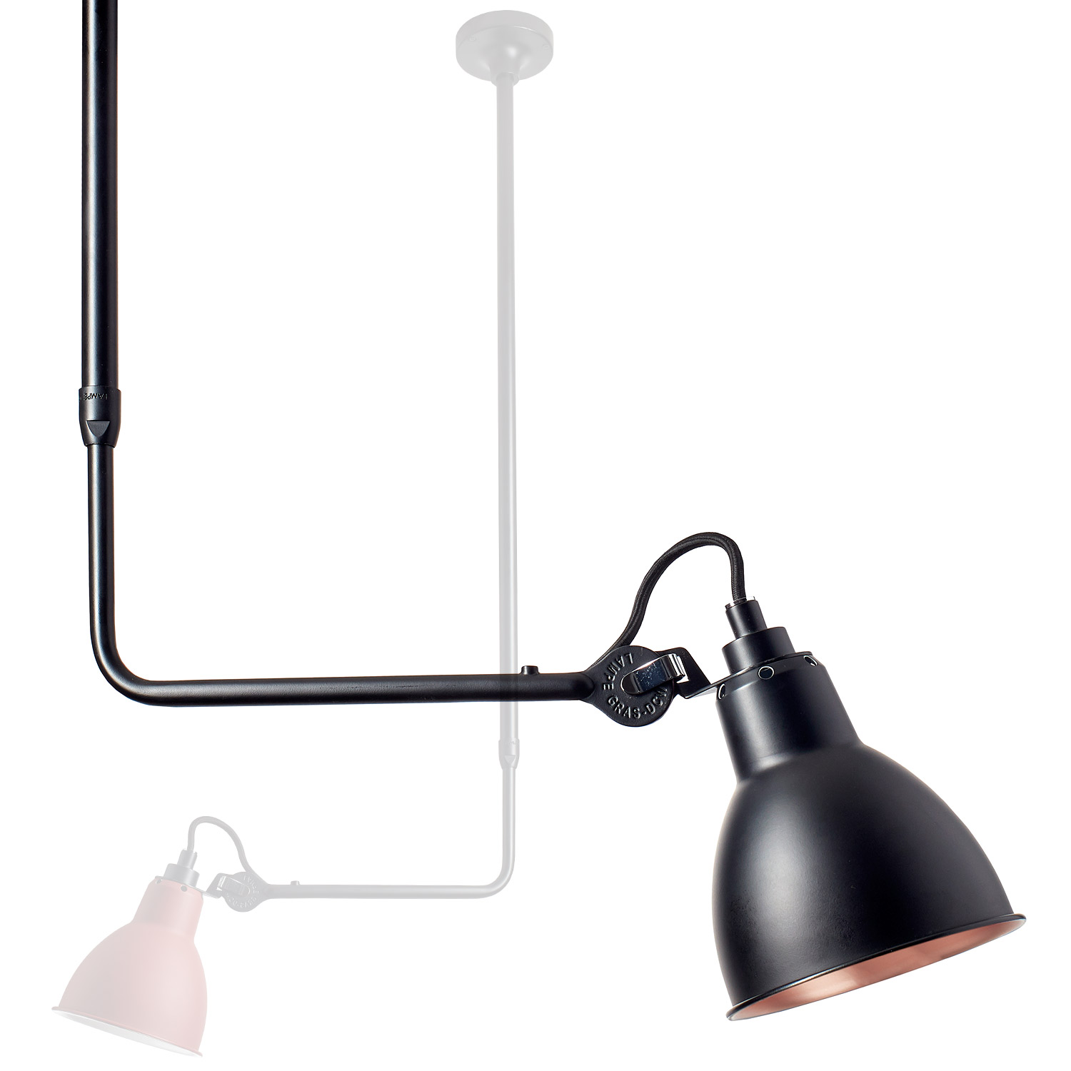 Ceiling Fixture With Adjustable Arm Lampe Gras N 313 Casa Lumi 
