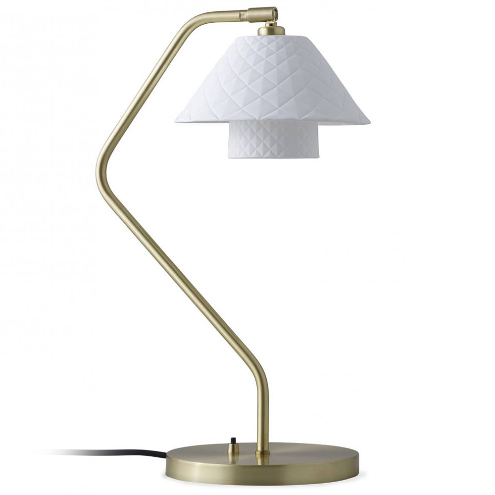 Elegant Desk Lamp With Double Ceramic Shade Oxford Casa Lumi