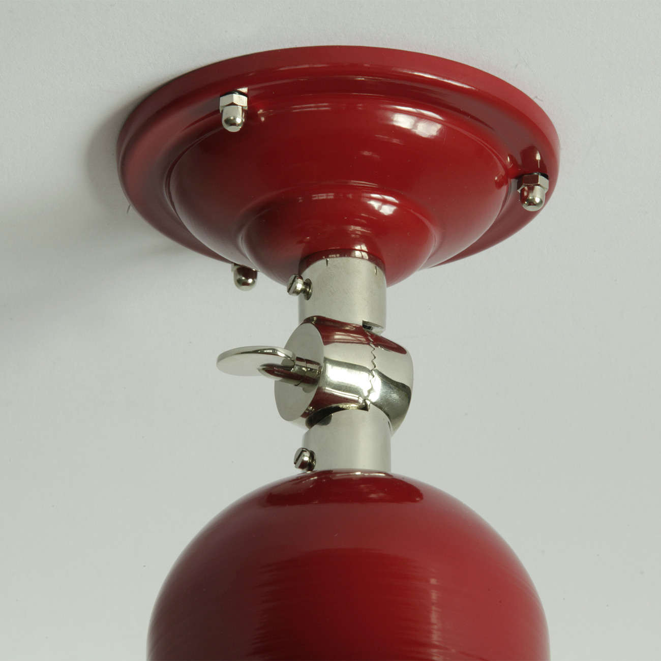 Gelenk-Deckenleuchte für schräge Decken SOLINGEN Ø 30/35/40 cm - Casa Lumi