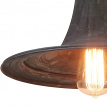 TROMP Nostalgische Deckenleuchte aus Stahl oder Kupfer Ø 32 cm - Casa Lumi