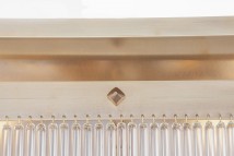 Doppel-Deckenleuchte mit dreireihigem Kristallbehang MONAC 100 x 50 cm von Art Nouveau Lamps, Bild 11: Oberflächenausführung „antik patiniert (Alt-Messing)“
