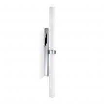 Große Spiegel-Wandleuchte TUBE 2+ mit Tastdimmer