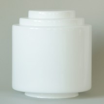 Pendelleuchte mit schlankem gestuften Opal-Zylinderglas von Collectie Art Déco, Bild 19: Art déco-Glas