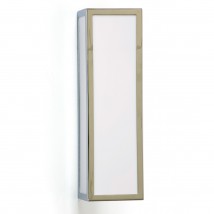 IP44 LED Kasten-Wandleuchte für das Bad im Bauhaus-Stil