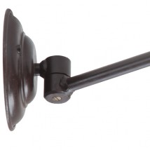 LIVORNA Wandleuchte am Gelenkarm mit Kupferschirm von Breda Leuchten, Bild 4: Wandleuchte am Gelenk-Wandarm mit Kupferschirm: Das Gelenk am Wandschild