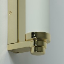 CARLTON Art Déco-Wandleuchte Badezimmer von Edition Casa Lumi, Bild 4: Messing golden