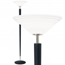 Elegante Art déco-Deckenfluter-Stehlampe „DELAGE“ aus Frankreich