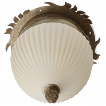 DE 2332 Jugendstil-Deckenleuchte aus Schmiedeeisen Ø 35 cm von Robers Leuchten, Bild 4