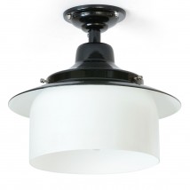 HANNOVER Deckenleuchte bzw. Rohr-Pendelleuchte mit Glasring Ø 30/35/40 cm