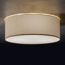 Classic round ceiling light VITA 3 with Chintz shade (Ø 50 cm)