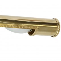 Klassische Messing-Bilderleuchte, barocke Ornamente, 34 cm von Art Nouveau Lamps, Bild 16: Detail in Messing poliert