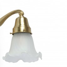 Jugendstil-Wandleuchte SOLON WL I von Art Nouveau Lamps, Bild 8: Messing matt satiniert