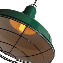 Große Fabrikleuchte mit Schutzgitter COBALT von Aire Lighting, Bild 13: Die Innenseite des Schirms ist immer weiß