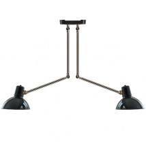 FRANKFURT II Rohrpendel-Gelenkleuchte im Bauhaus-Stil