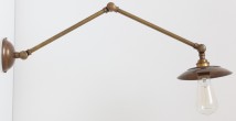 Gelenk-Wandleuchte mit kleinem Tellerschirm von Aire Lighting, Bild 8