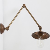Gelenk-Wandleuchte mit kleinem Tellerschirm von Aire Lighting, Bild 9