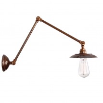 Gelenk-Wandleuchte mit kleinem Tellerschirm von Aire Lighting, Bild 3