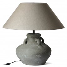 Table lamp COTANO with handmade Amphora base