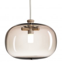 Design-Pendelleuchte PEBBLE aus mundgeblasenem Glas