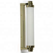 CARLTON Art Déco-Wandleuchte Badezimmer von Edition Casa Lumi, Bild 3: Die Art-Déco Bad-Wandleuchte, hier Modell 1 mit 40 cm Höhe, Messing golden