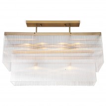 Beeindruckende Kristall-Leuchte mit zehn Brennstellen MONAC 70 x 35 cm