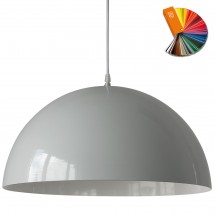 Große Halbkugel-Pendelleuchte (Ø 50 cm), viele RAL-Farben