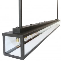 VITRINE 20L Kassetten-Hängeleuchte für Theken und Küchen