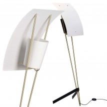 Guariche-Stehleuchte G30 mit perforiertem Diffusor