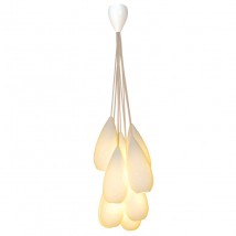 Bündel aus 6 oder 9 schlanken Porzellan-Lampen