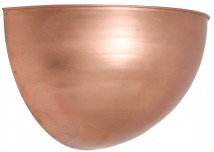 VASCA Halbkugel-Wandleuchte aus Kupfer von Bolich, Bild 3