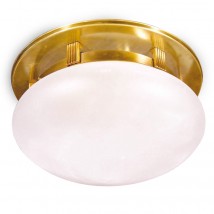 Klassische Deckenleuchten NEW YORK II Ø 31/35/40 cm von Art Nouveau Lamps, Bild 4: Die klassische Deckenleuchte New York II. (großes Modell Ø 40 cm, ohne Sternschliff-Glasdekor)