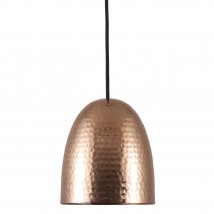Kleine Design-Pendelleuchte STANLEY, Kupfer oder Messing