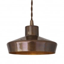 Kleine Pendellampe aus Messing SPLENDID Ø 16 cm von Aire Lighting, Bild 7: Alt-Messing patiniert