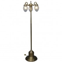 Jugendstil-Stehleuchte mit kannelierter Säule RAAB