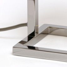 Kleine Art Déco-Tischleuchte nach Jacques Adnet MJA von Edition Casa Lumi, Bild 6: Hochwertigste, handwerkliche Verarbeitung in der italienischen Manufaktur