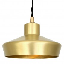 Kleine Pendellampe aus Messing SPLENDID Ø 16 cm von Aire Lighting, Bild 9: Messing satiniert