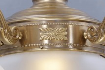 Prunkvoller 5-armiger Gründerzeit-Leuchter BUDAPEST von Art Nouveau Lamps, Bild 7