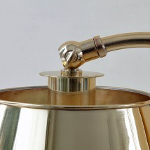 OUIST Wandlampe höhenverstellbar aus Messing von Atelier Lumin'Art, Bild 8: Ausführung in Messing poliert: Schwenkbar