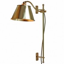 OUIST Wandlampe höhenverstellbar aus Messing von Atelier Lumin'Art, Bild 10: Ausführung in Messing poliert: Schwenkbar