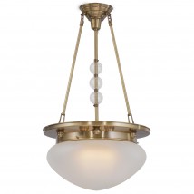 Art Déco-Pendelleuchte mit Glaskugeln PARIS, Ø  42 cm
